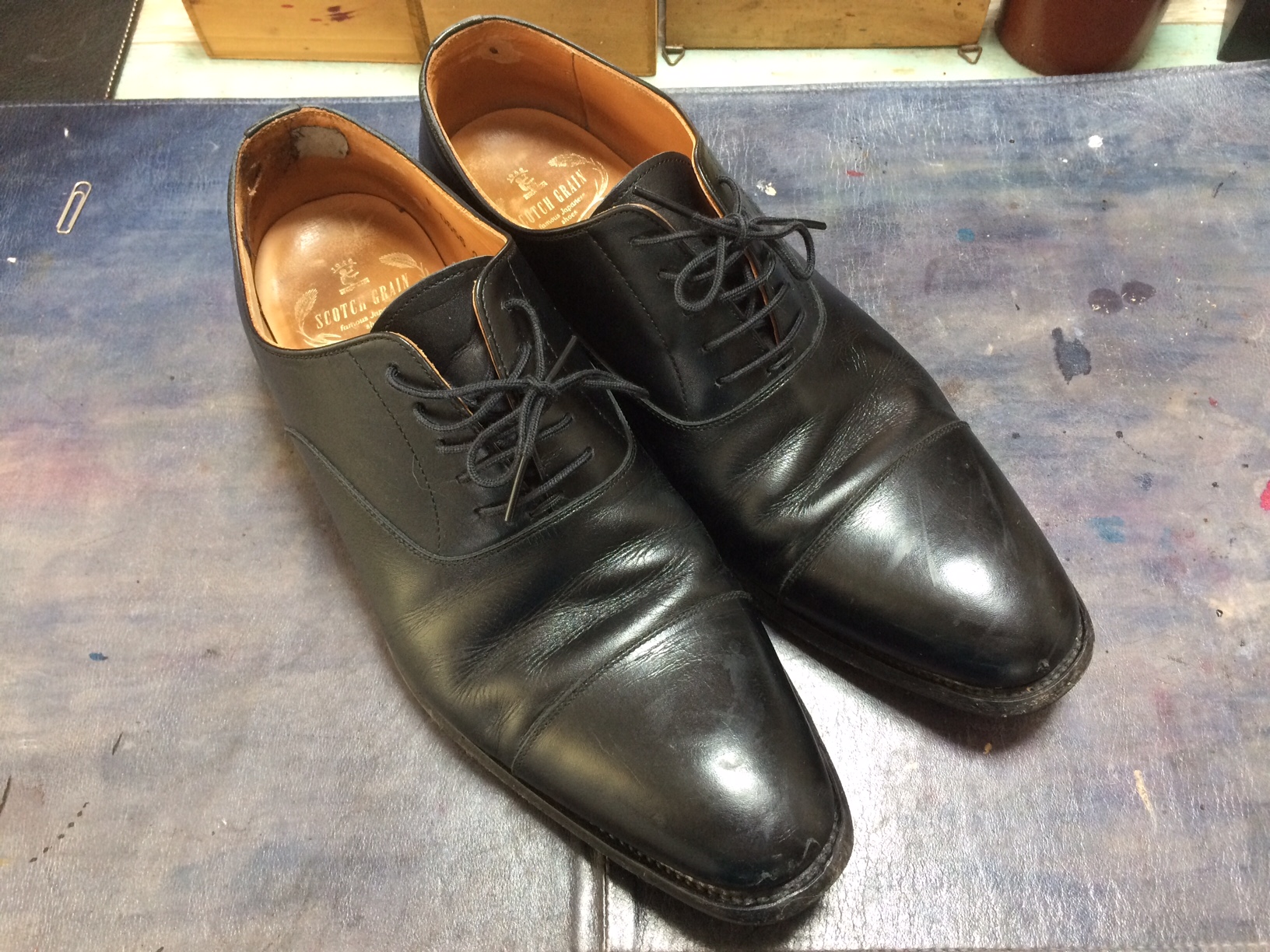 スコッチグレイン 靴修理 靴磨き すべり革修理 | 靴磨き 靴修理 