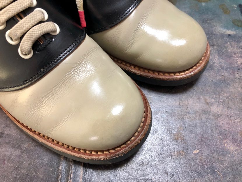 リーガル サドルシューズ 手入れ 靴磨き 靴修理 グラサージュ30