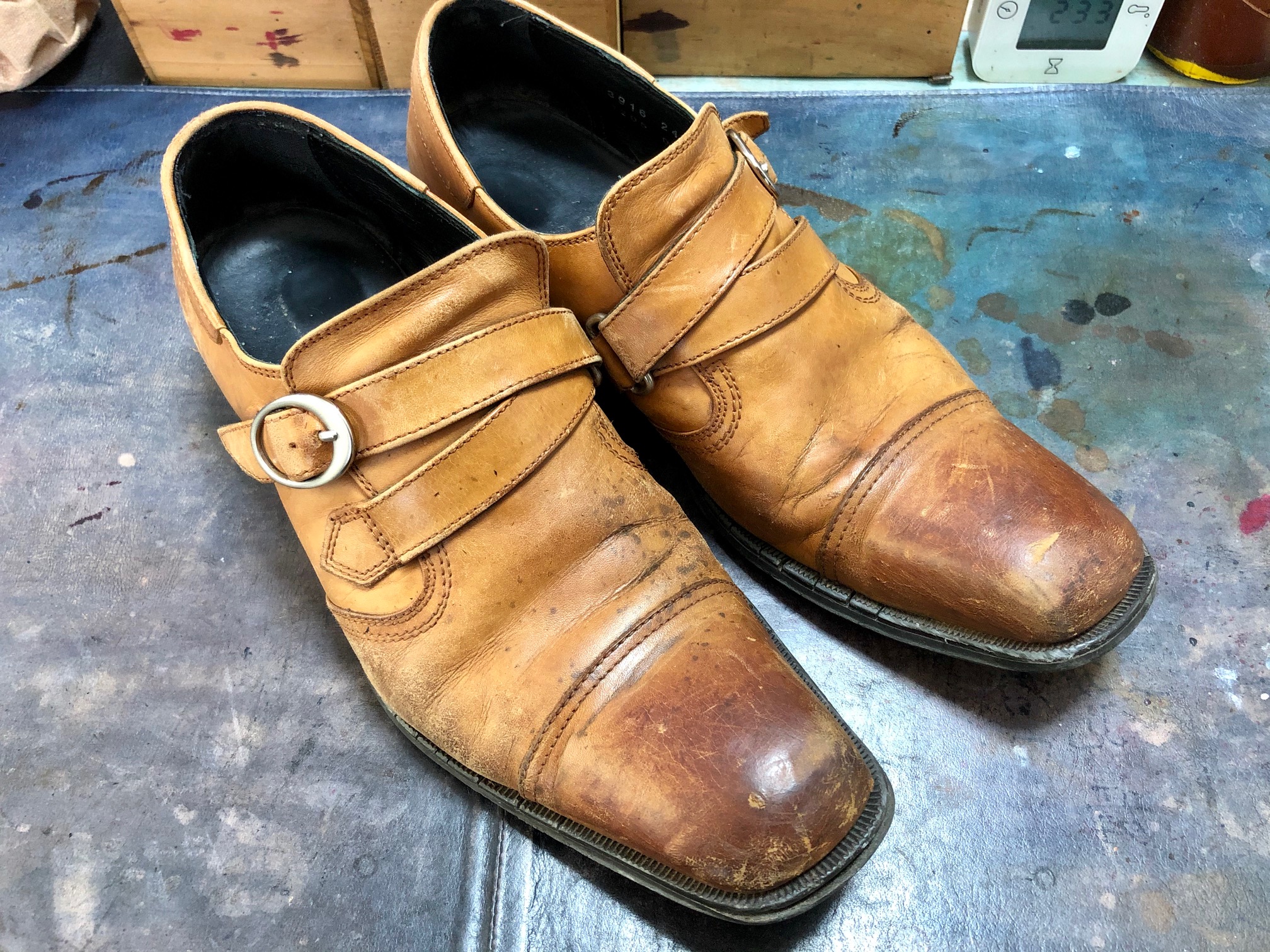 革靴　カビ　クリーニング