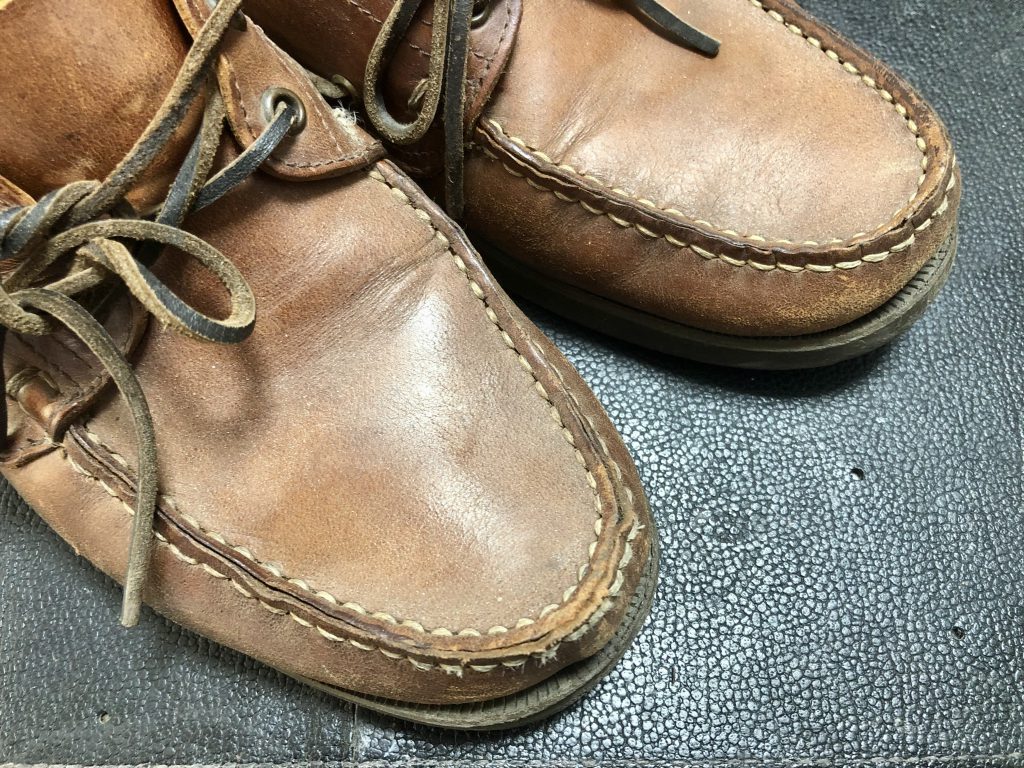 Paraboot - 超美品 パラブーツ デッキシューズ バース レザー 03