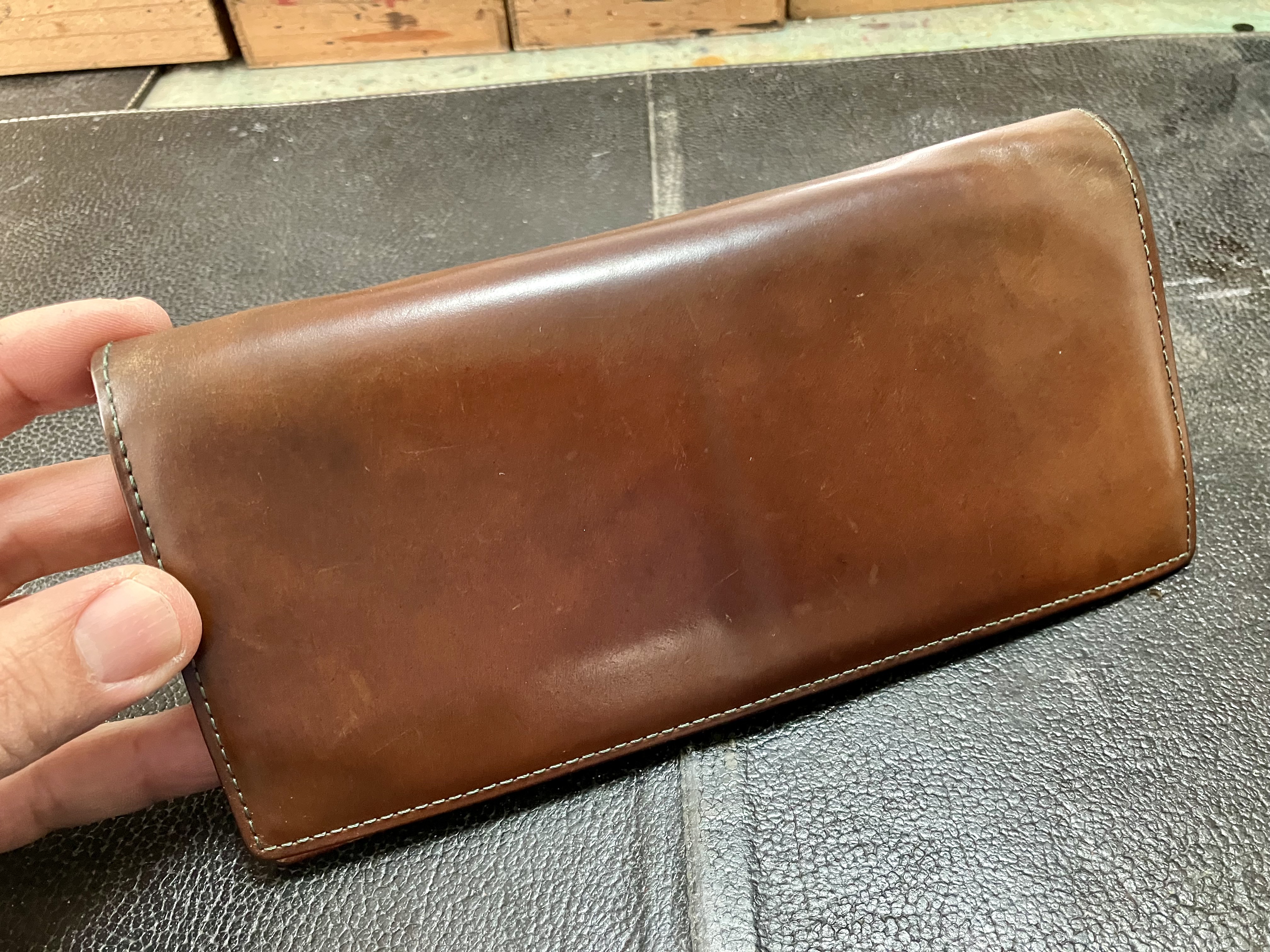 ガンゾ コードバン 財布