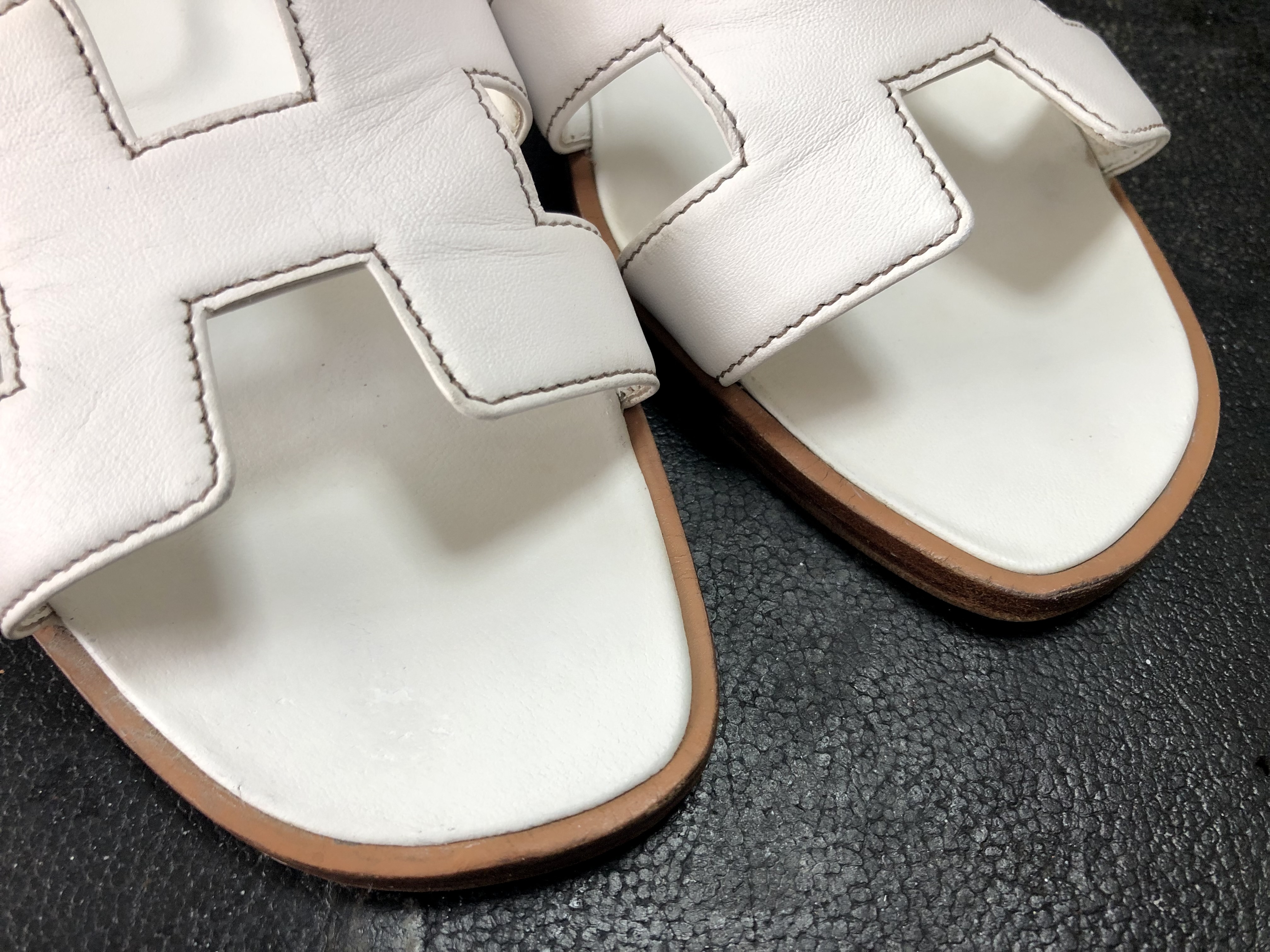 サンダル キズ補修 リペア