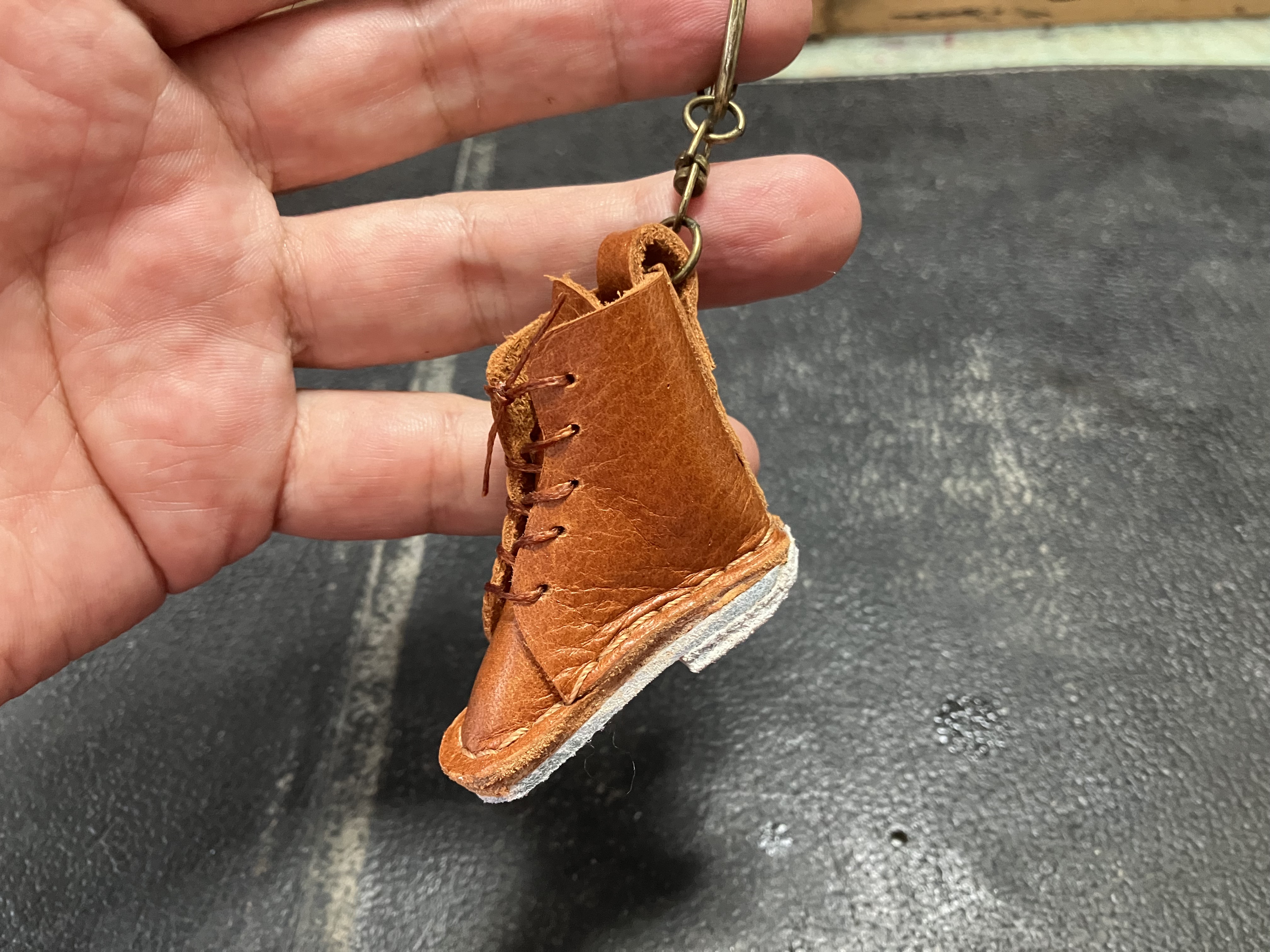 ブーツキーホルダー　手作り