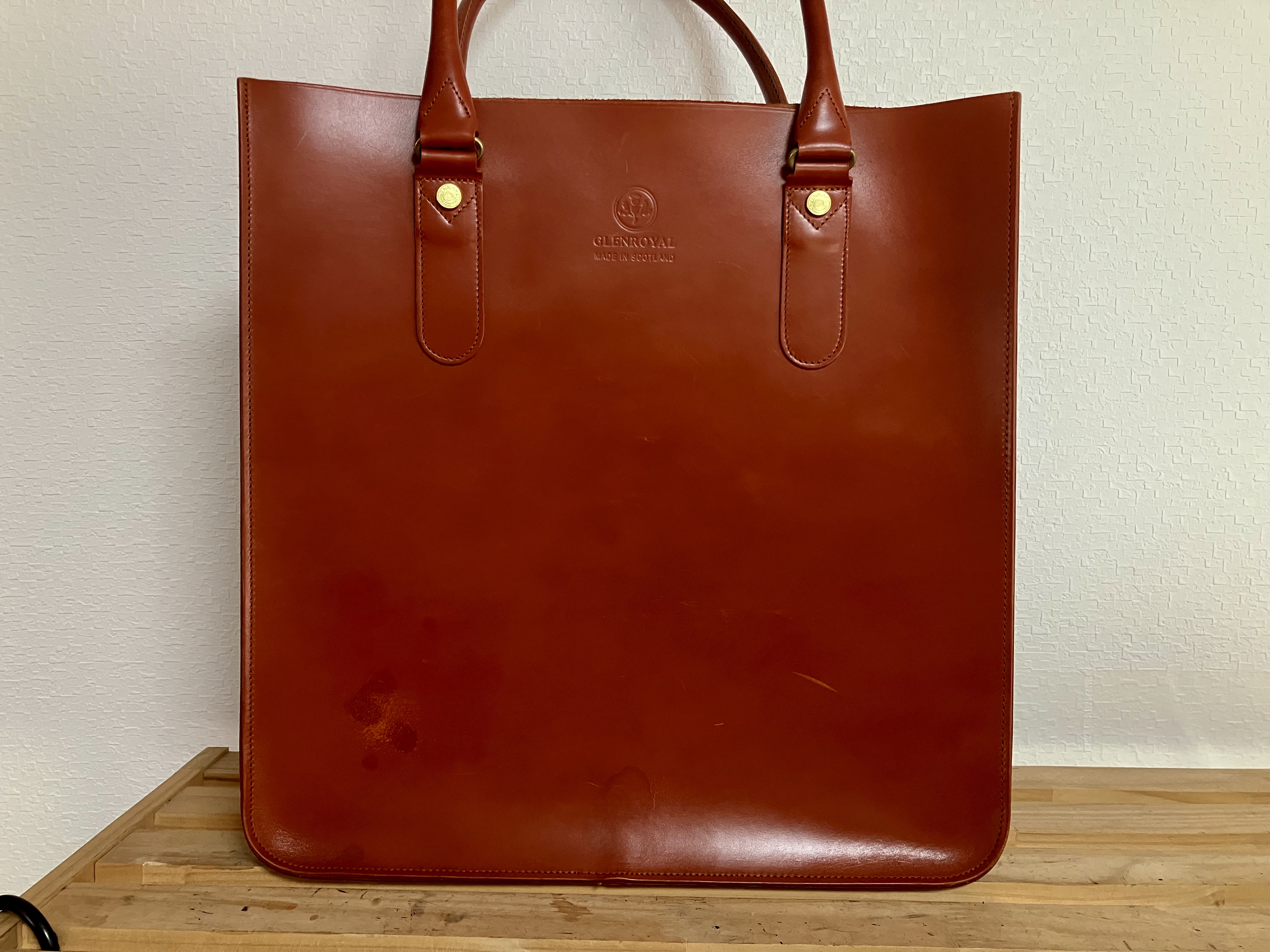 グレンロイヤル　トートバッグ　ブライドルレザー