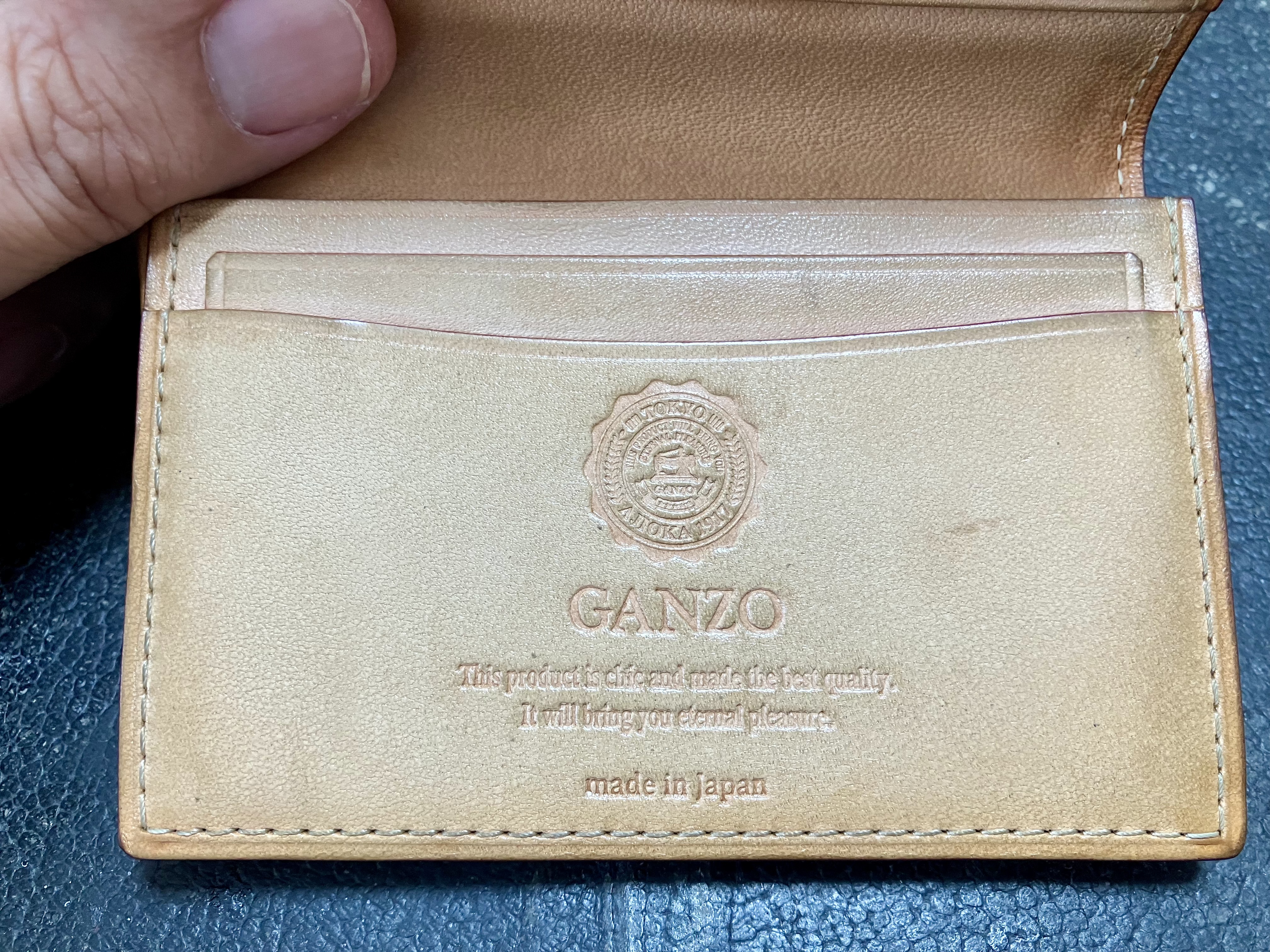 ガンゾ　GANZO　名刺入れ