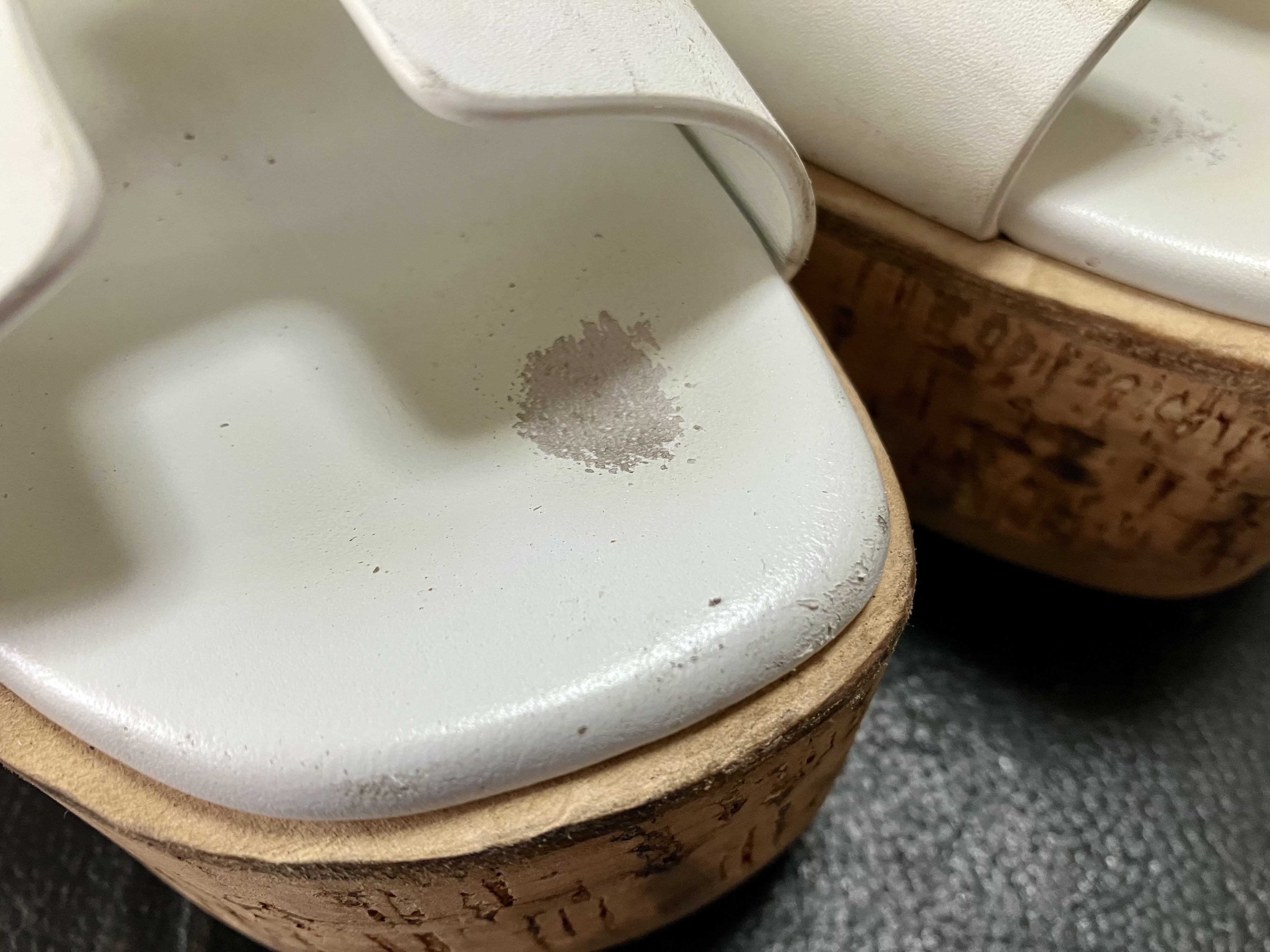 サンダル 中敷き 色落ちカバー