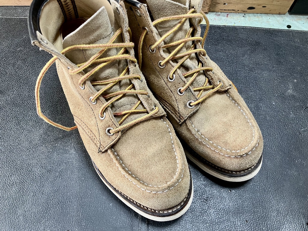 スエードブーツ　カビ落し　丸洗いクリーニング