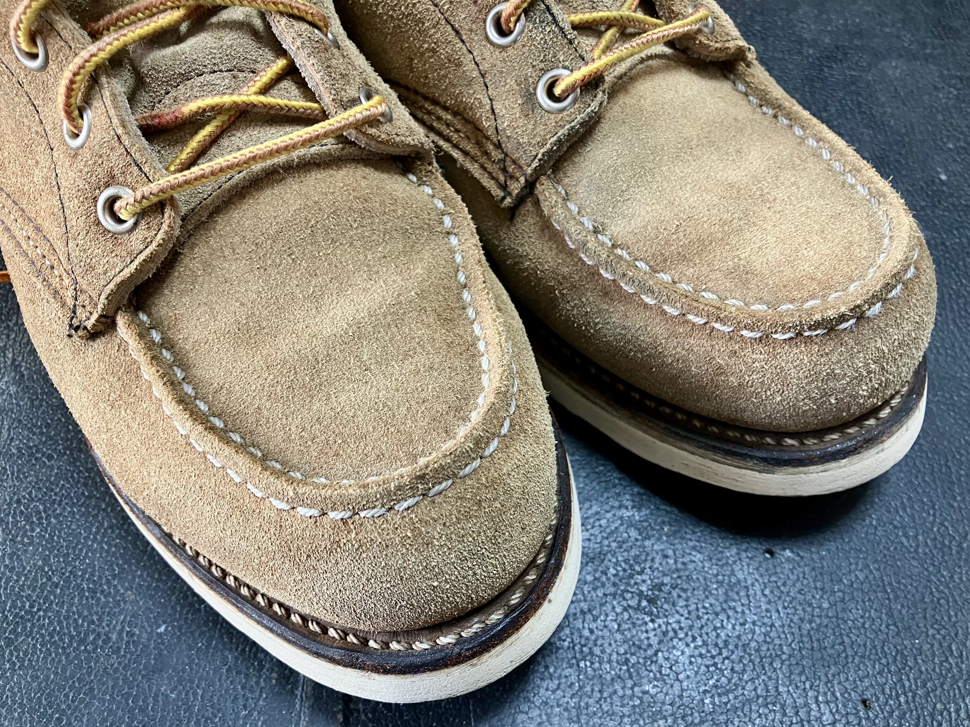 スエードブーツ　カビ落し　丸洗いクリーニング