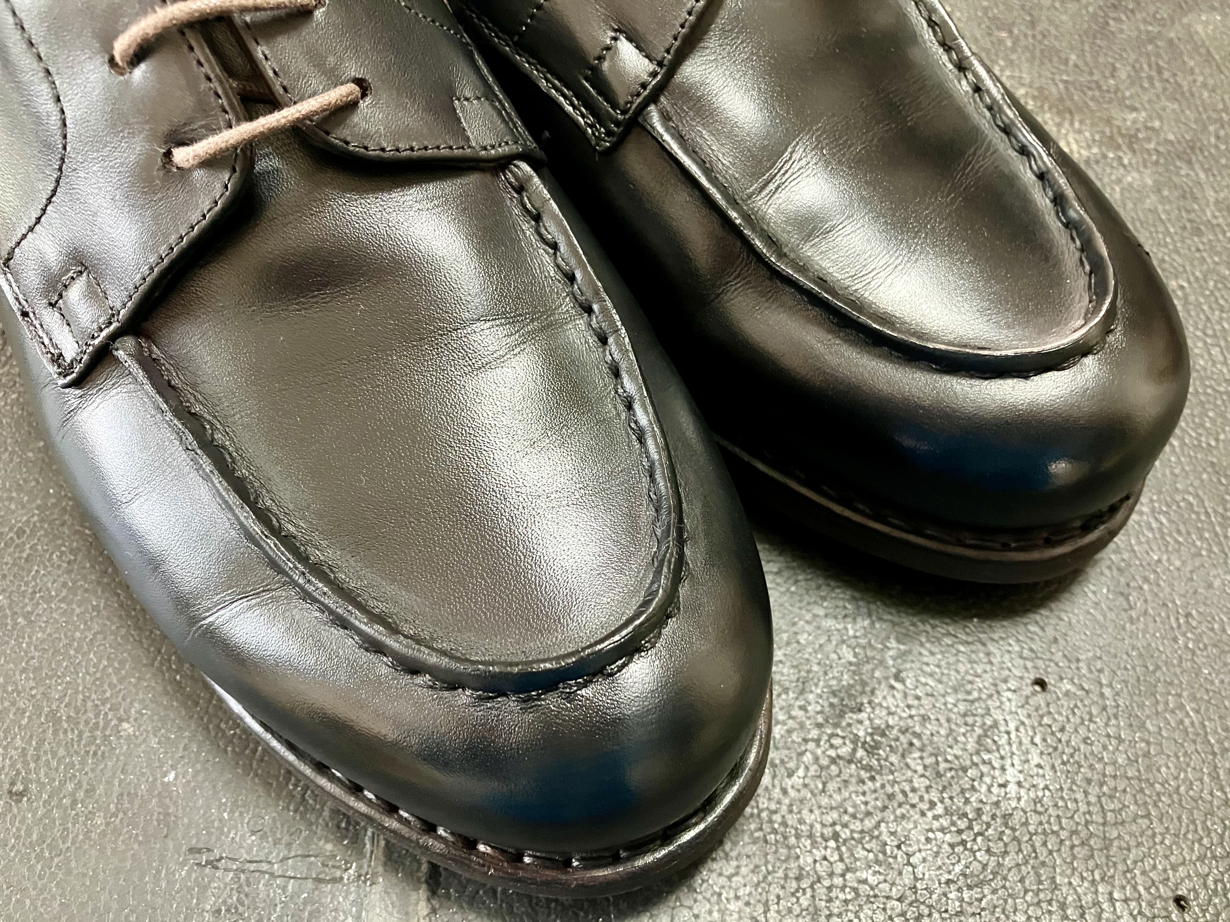 革靴　染め替え　黒色