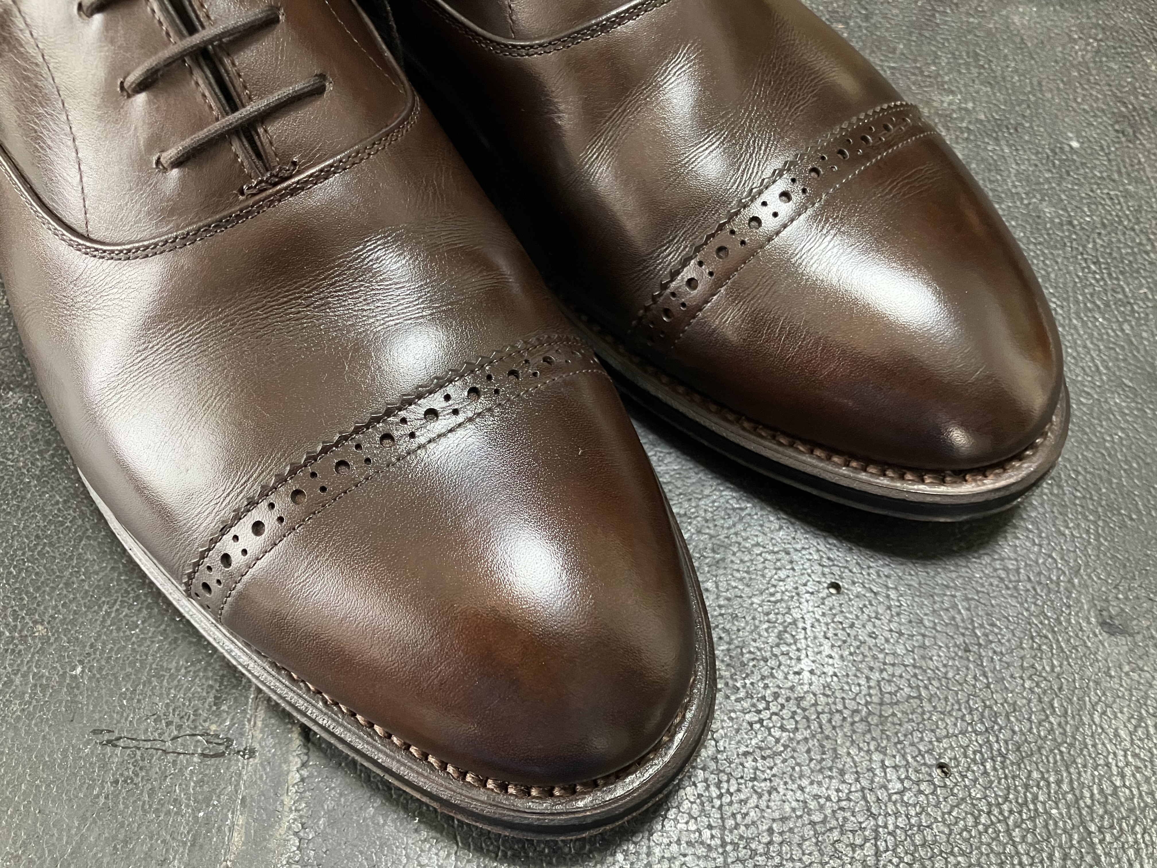 革靴　染め替え　オーダーメイド