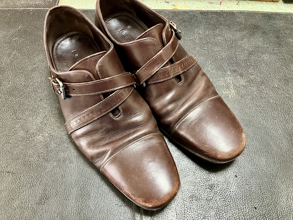 革靴　キズ直し　傷消し