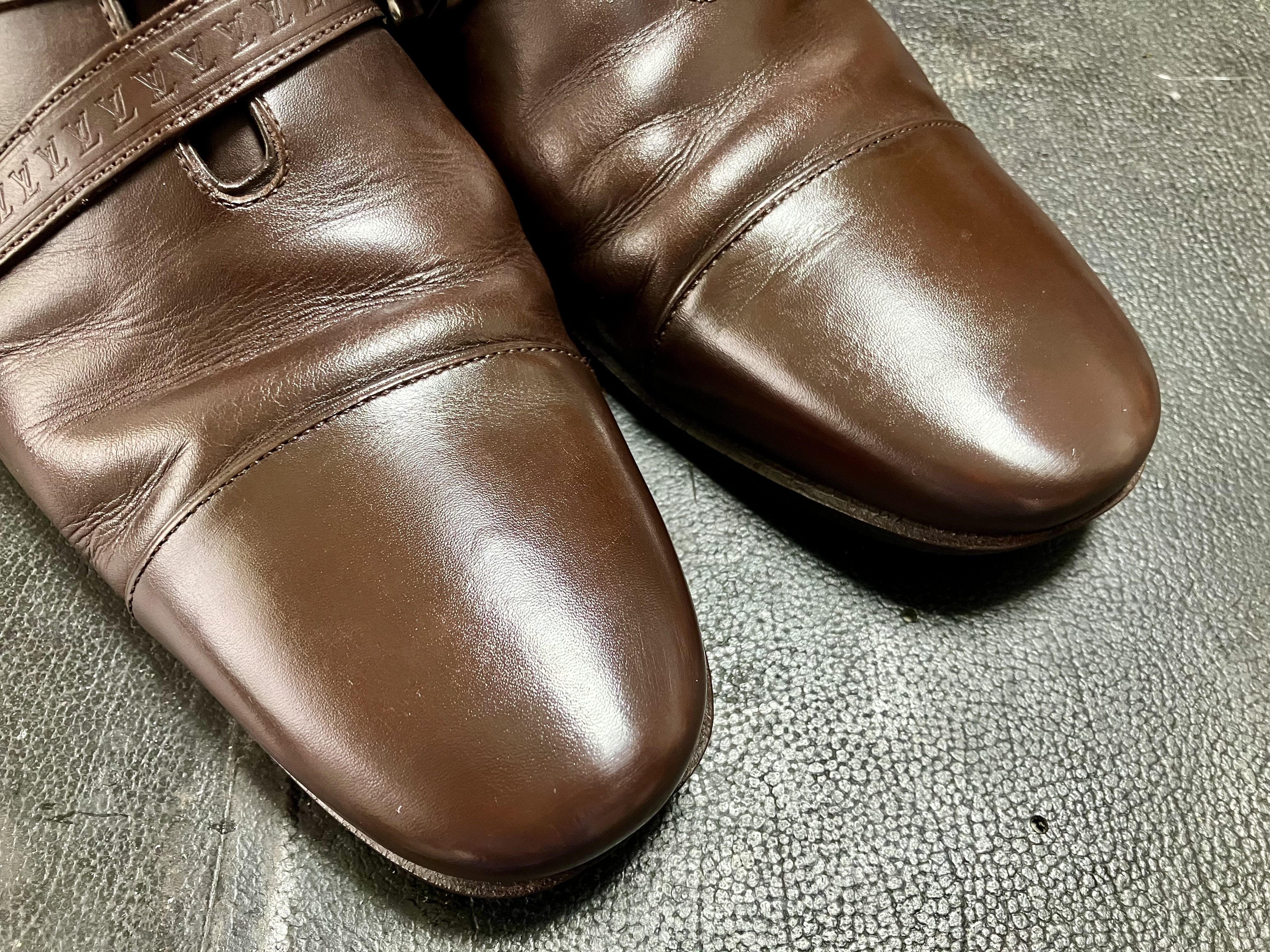 革靴　傷消し　リペア