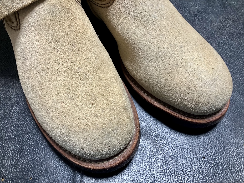 ラフアウトレザー　カビ落し　丸洗いクリーニング