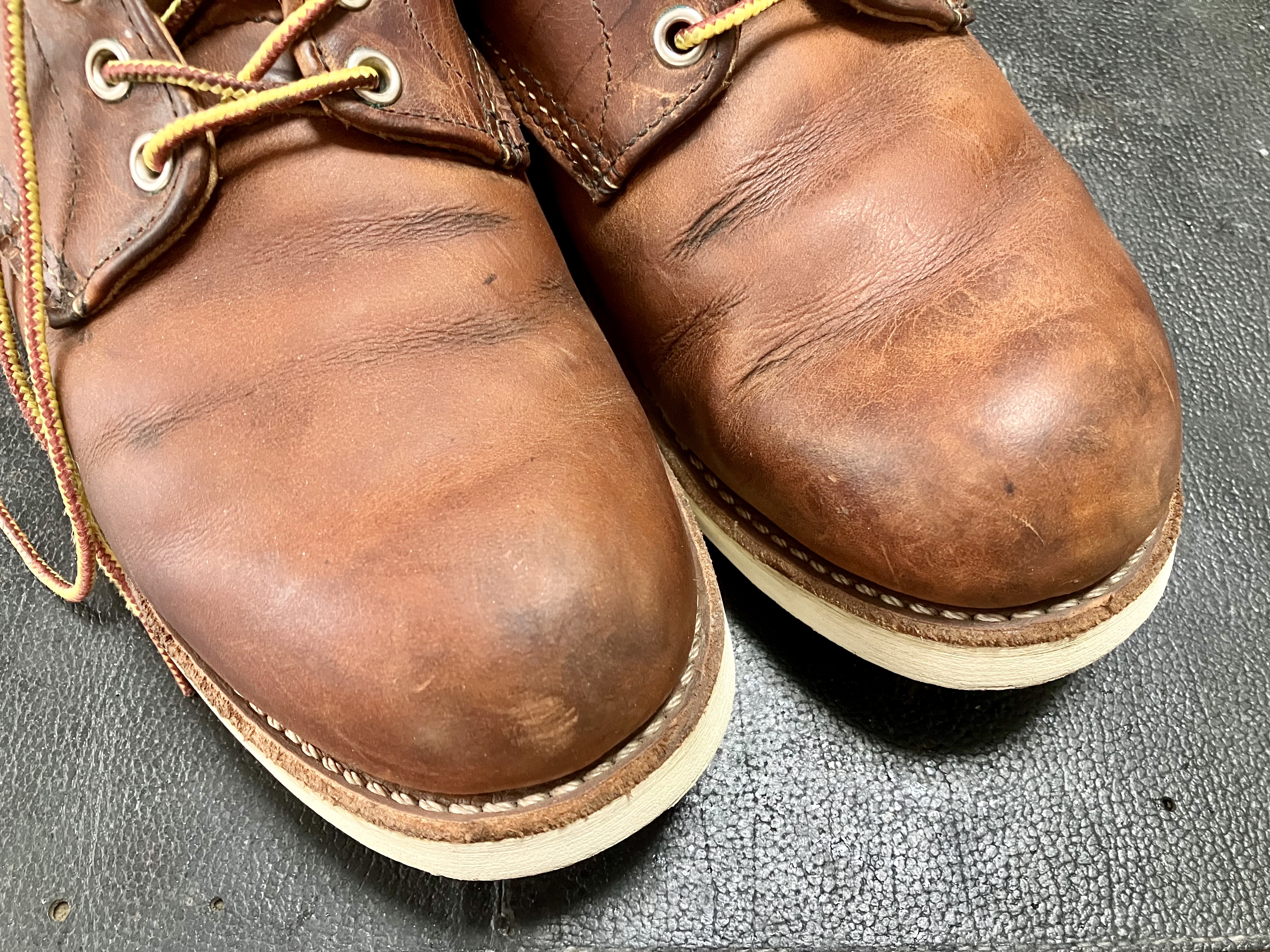 ヌバックブーツ　丸洗いクリーニング　Before