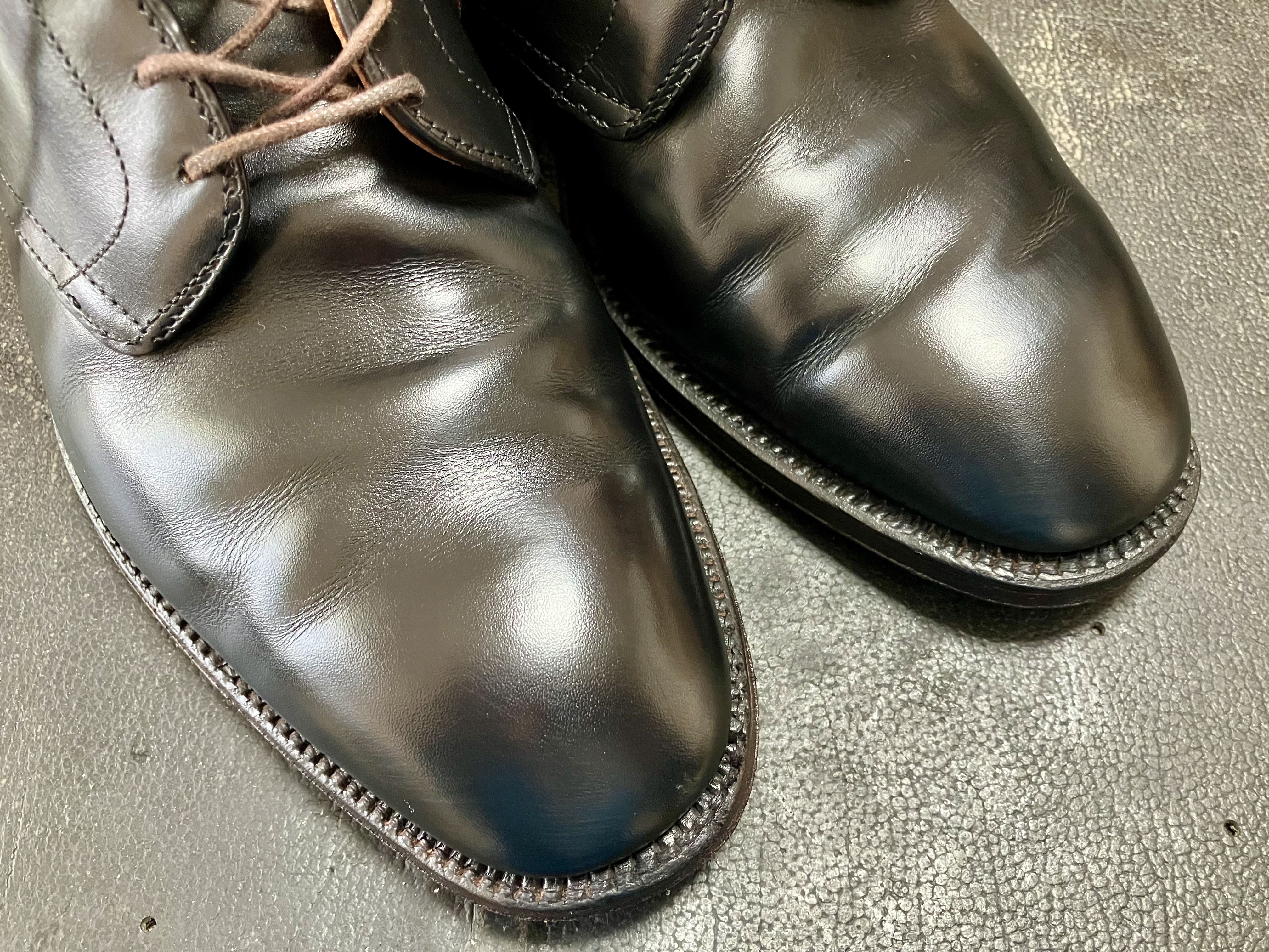 革靴　染め替え　黒染め