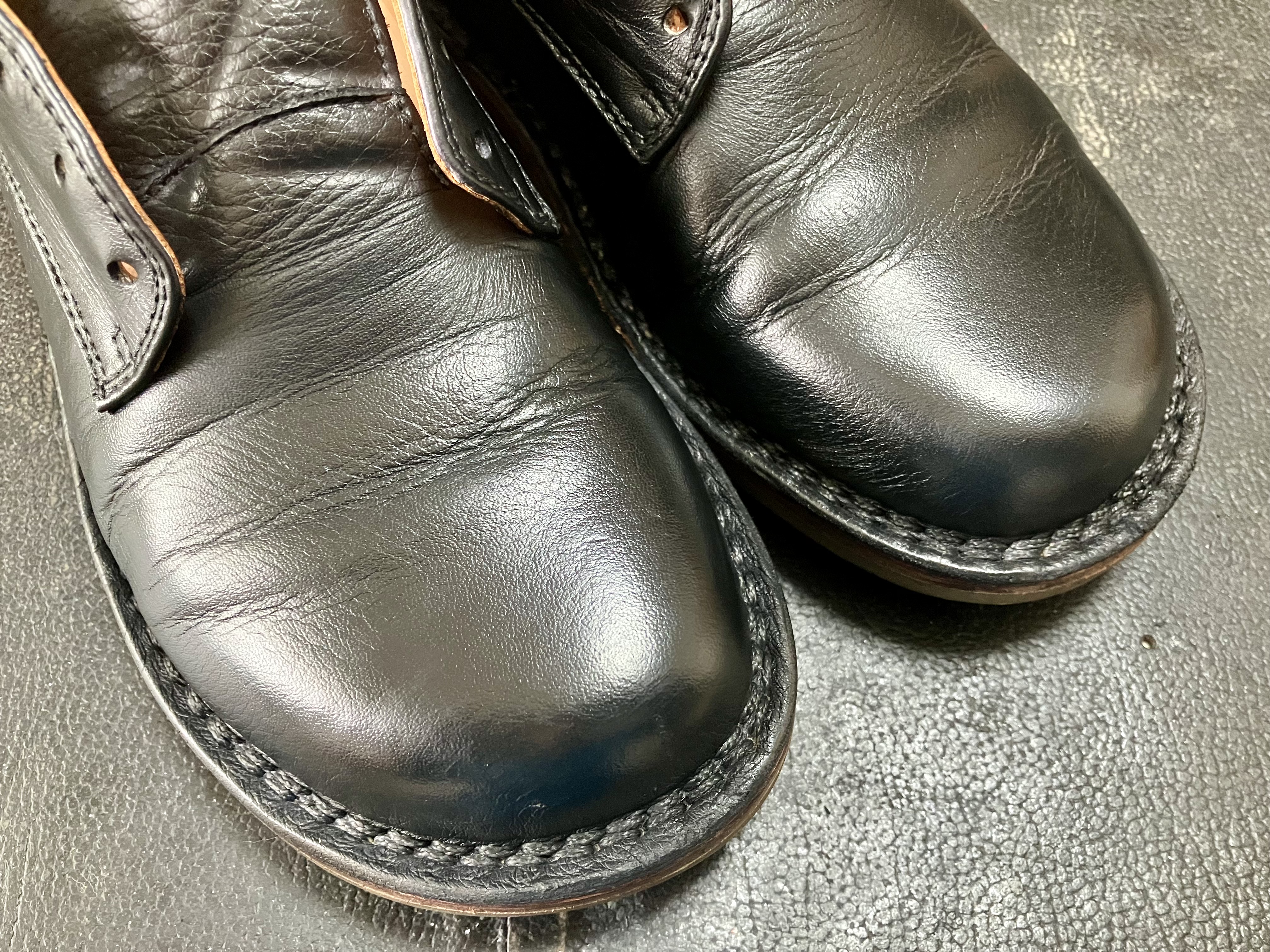 革靴　染め替え　黒染め