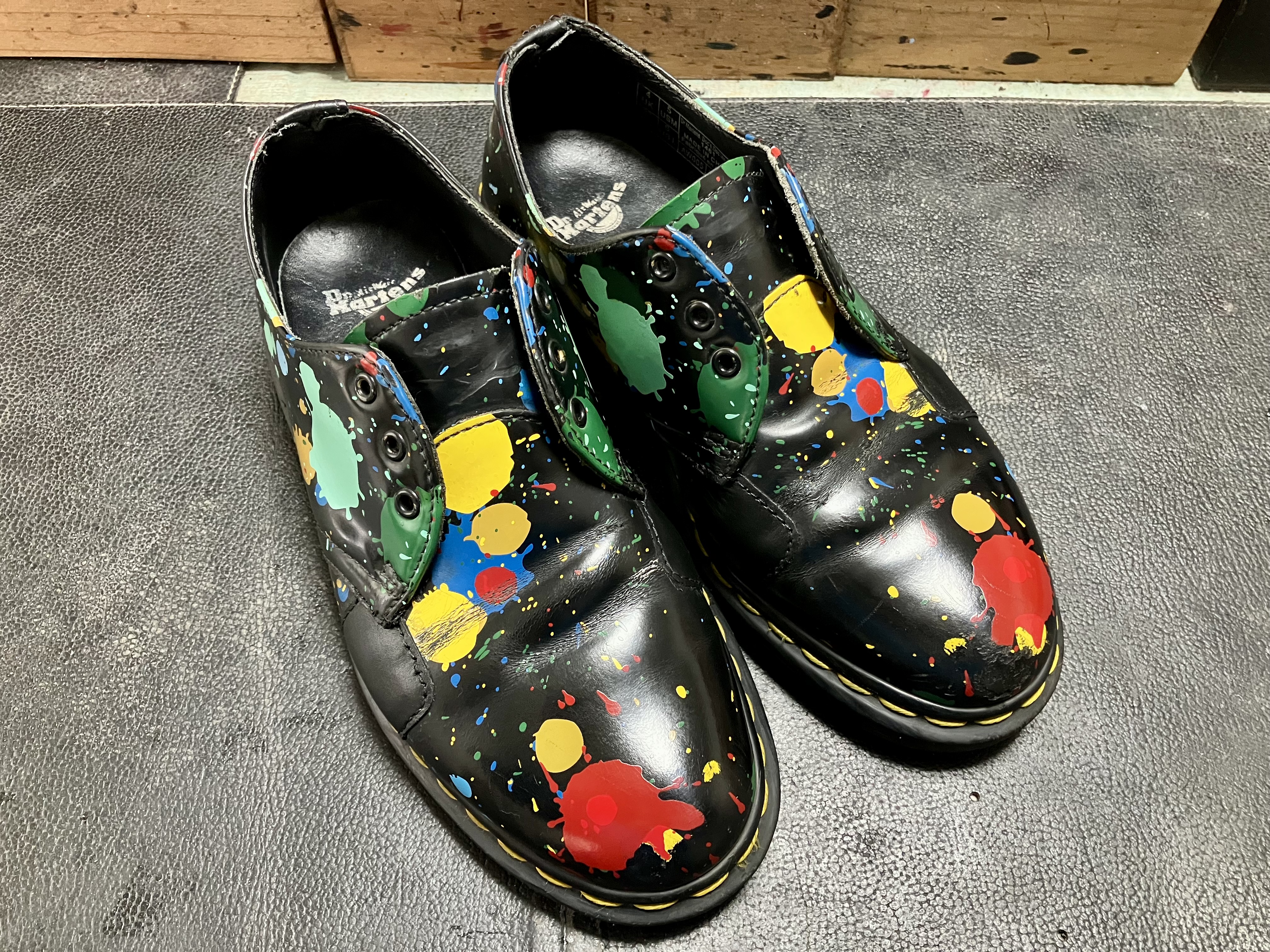 革靴　ひび割れ　チャールズパッチ