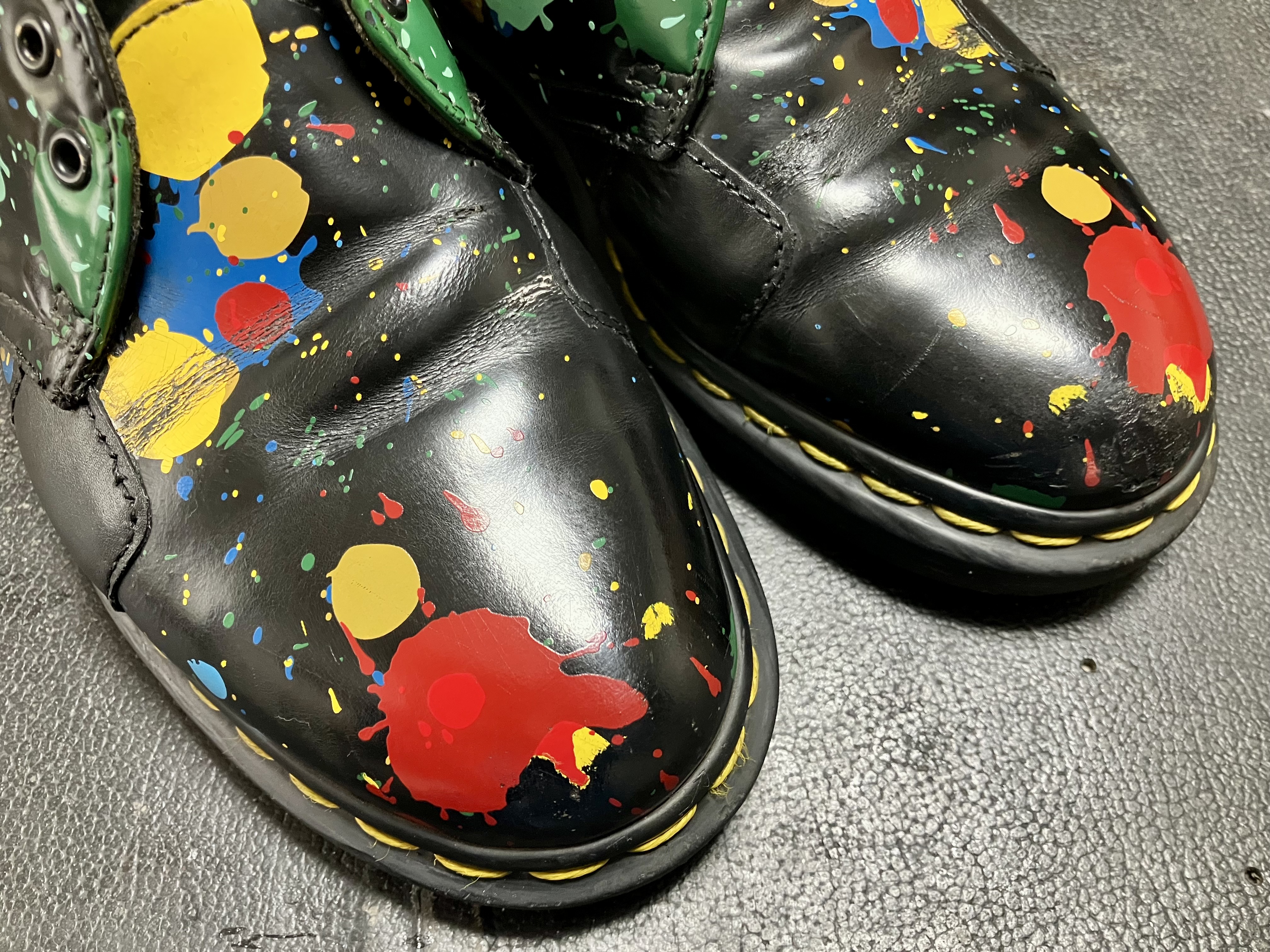 革靴　ひび割れ　チャールズパッチ