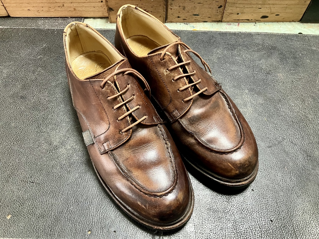 革靴　染め替え　シャンボード