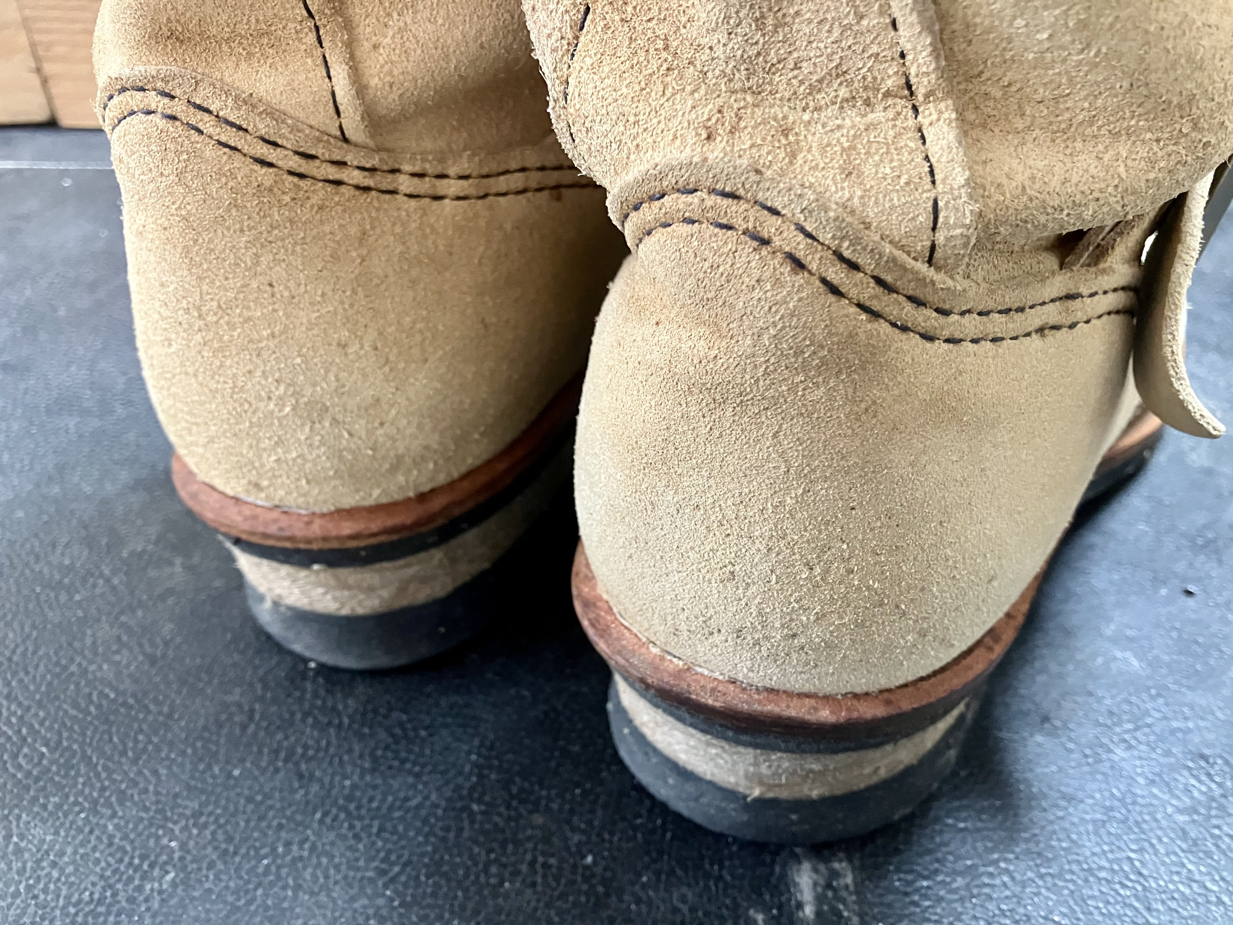 ラフアウトレザー　カビ落し　丸洗いクリーニング