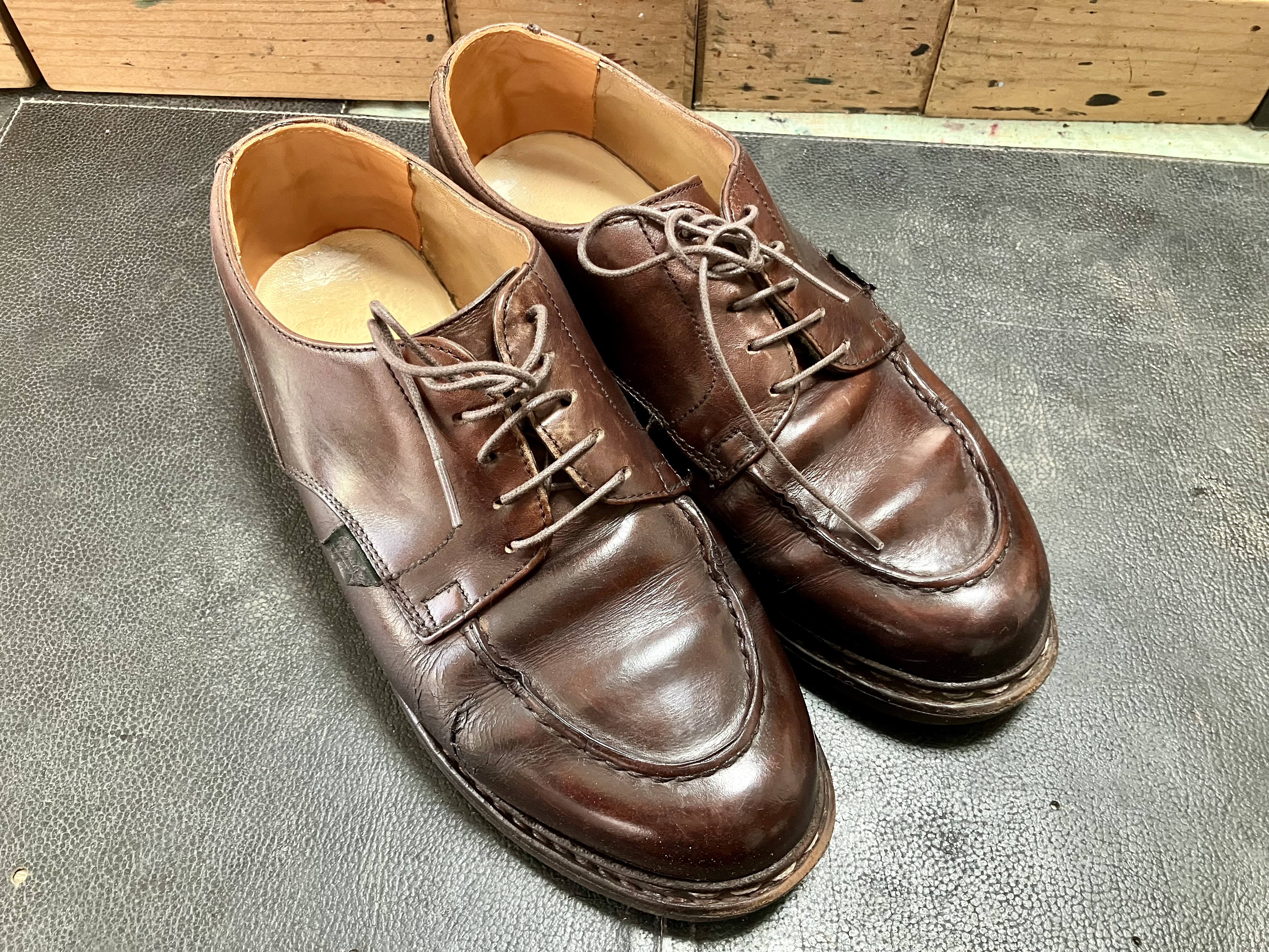 お手入れ前のシャンボード