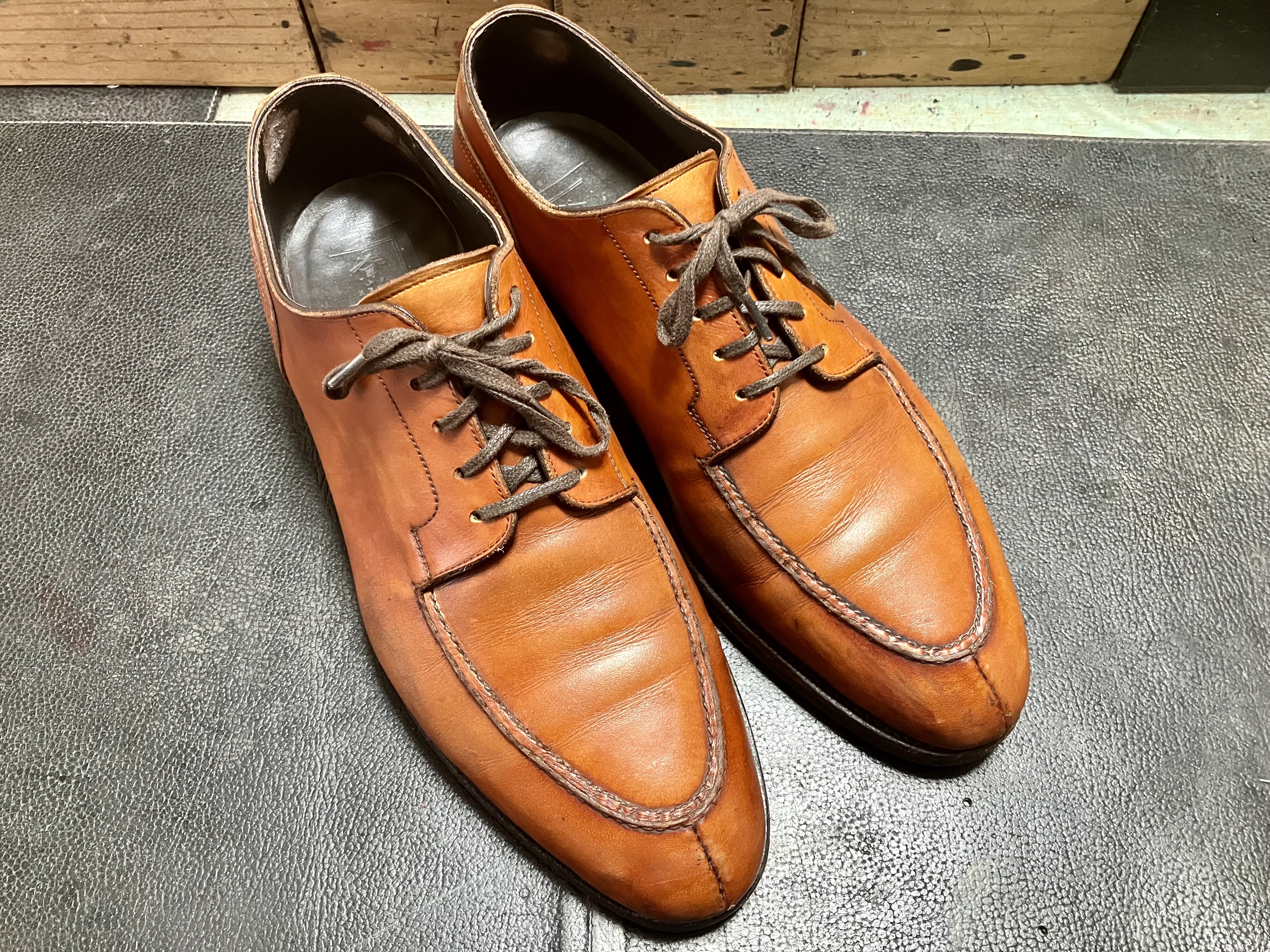 染め替え前の三陽山長