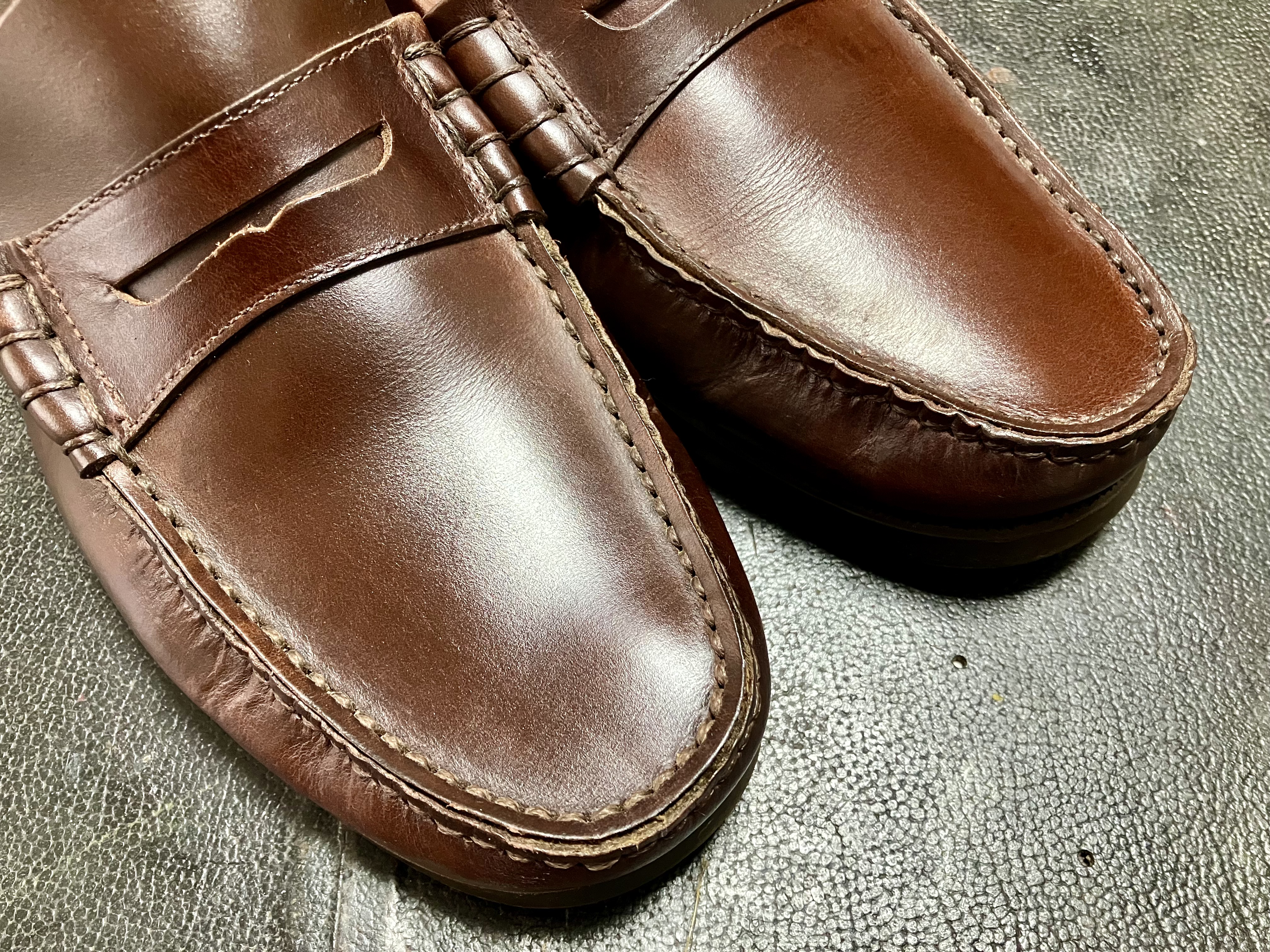 ブルームをオイルアップで解消したパラブーツ