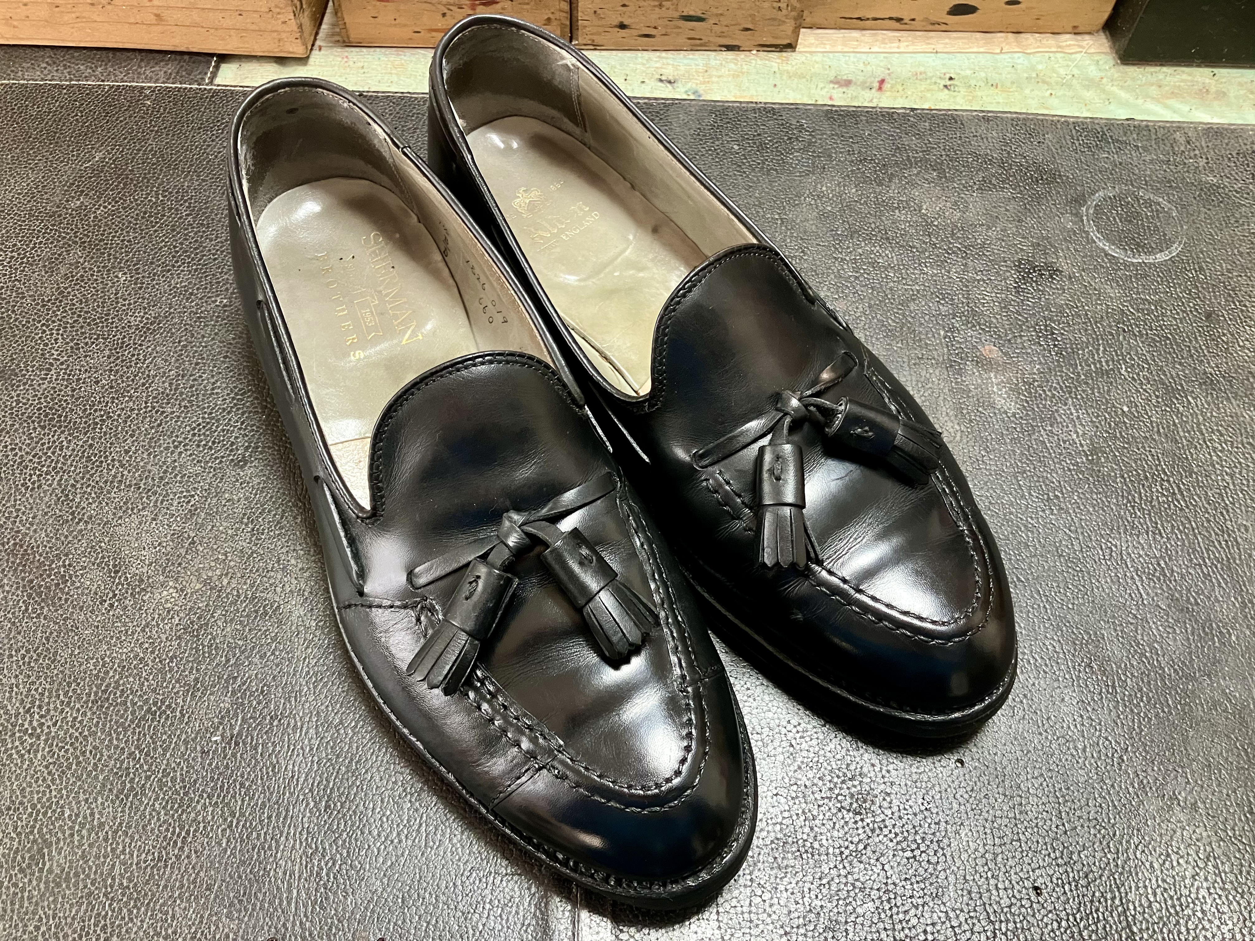 お手入れ、メンテナンスが完了したオールデン