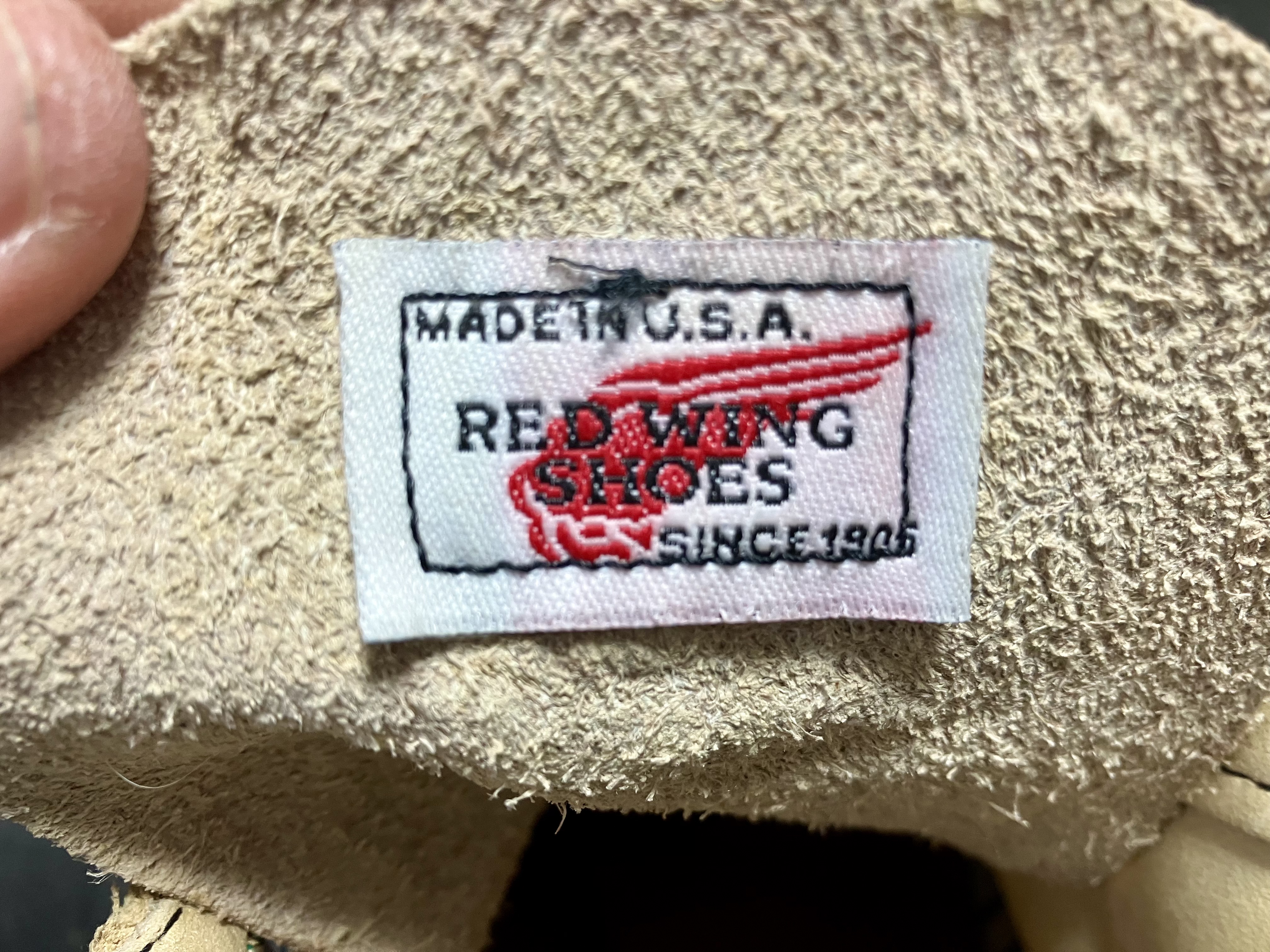 レッドウィングのタグ